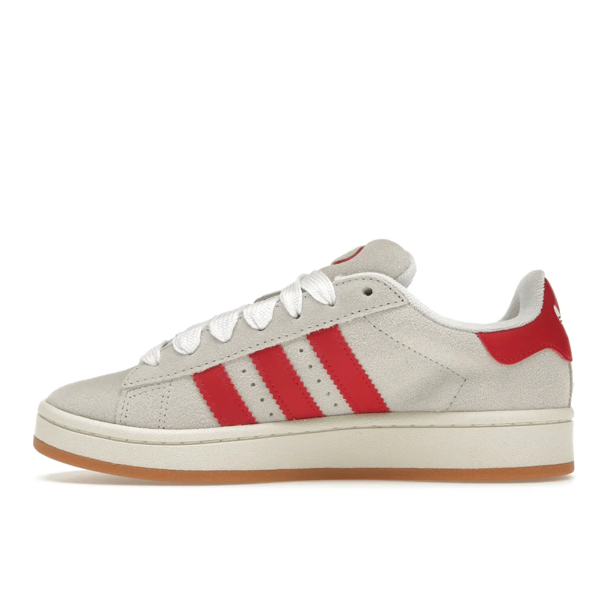Adidas Campus 00s Crystal White Better Scarlet Shade Step