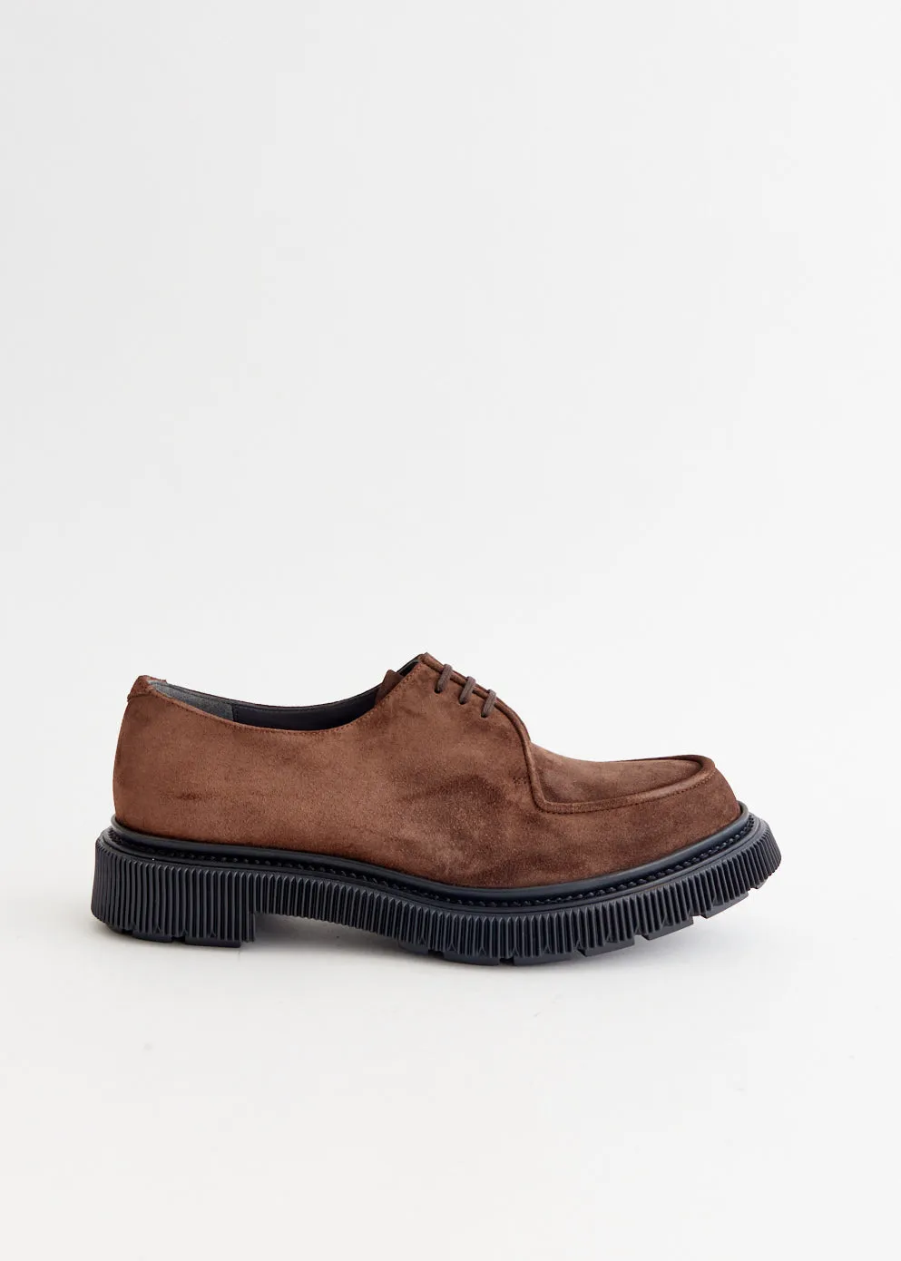city dwellers' casual shoes custom-fit Type 124 Suede Derbies