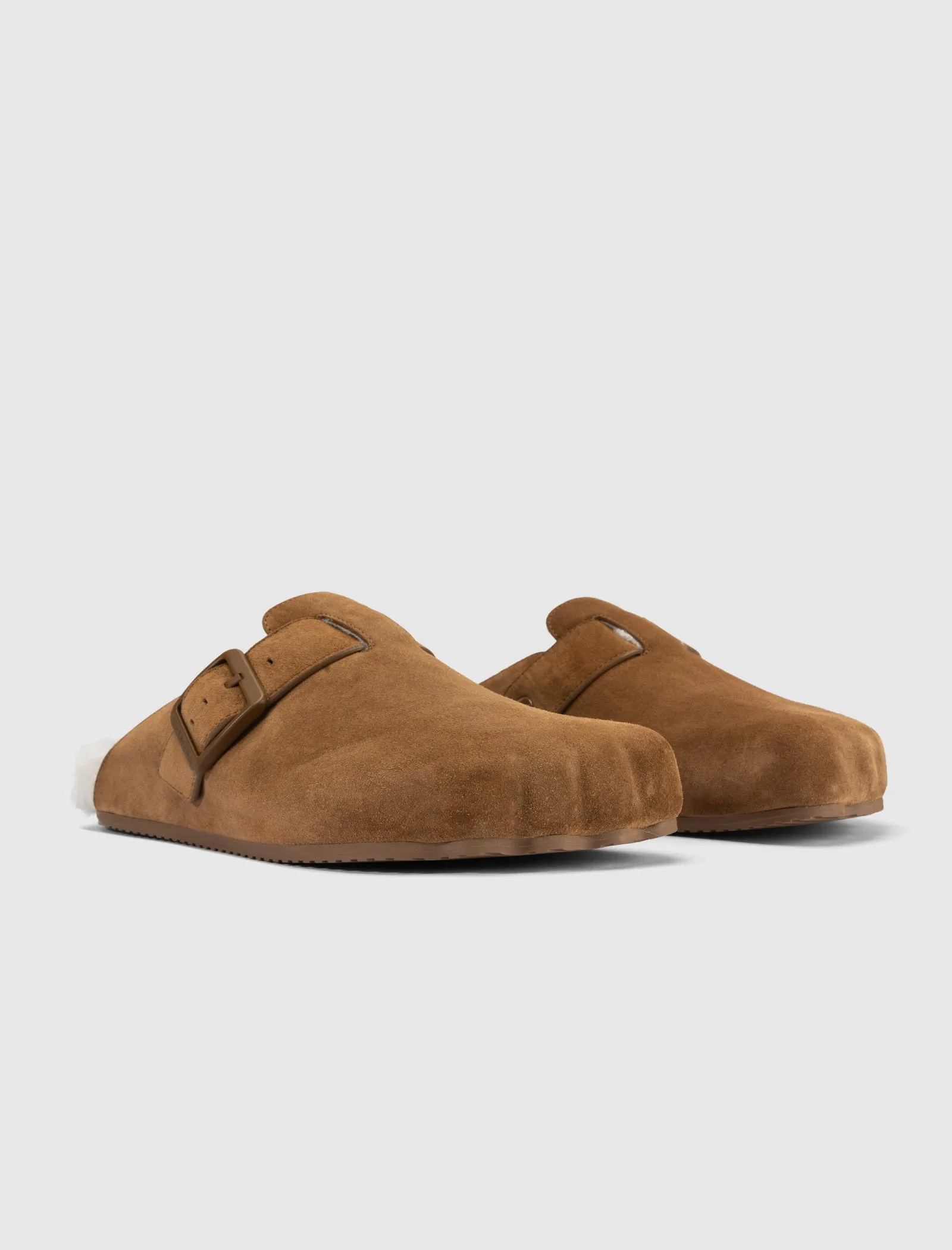 SUNDAY MULE "TAN SUEDE" Dressy Style Step Fresh
