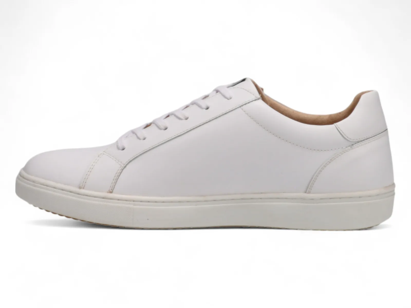 Breathable Upper Design Michael Ellis Brenden Lace-Up Sneaker White