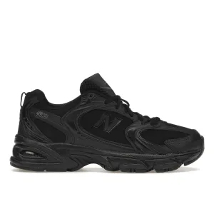 Bend Easy Hyper Compression Cushion New Balance 530 Triple Black Leather