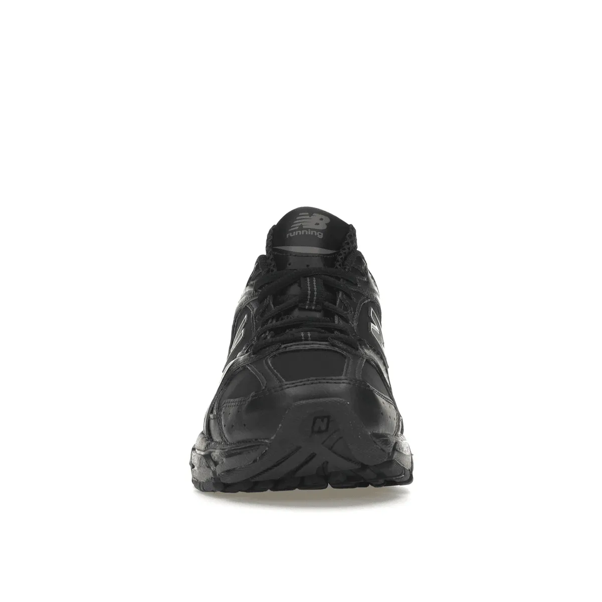 New Balance 530 Triple Black Leather Zip Closure Lace Loop