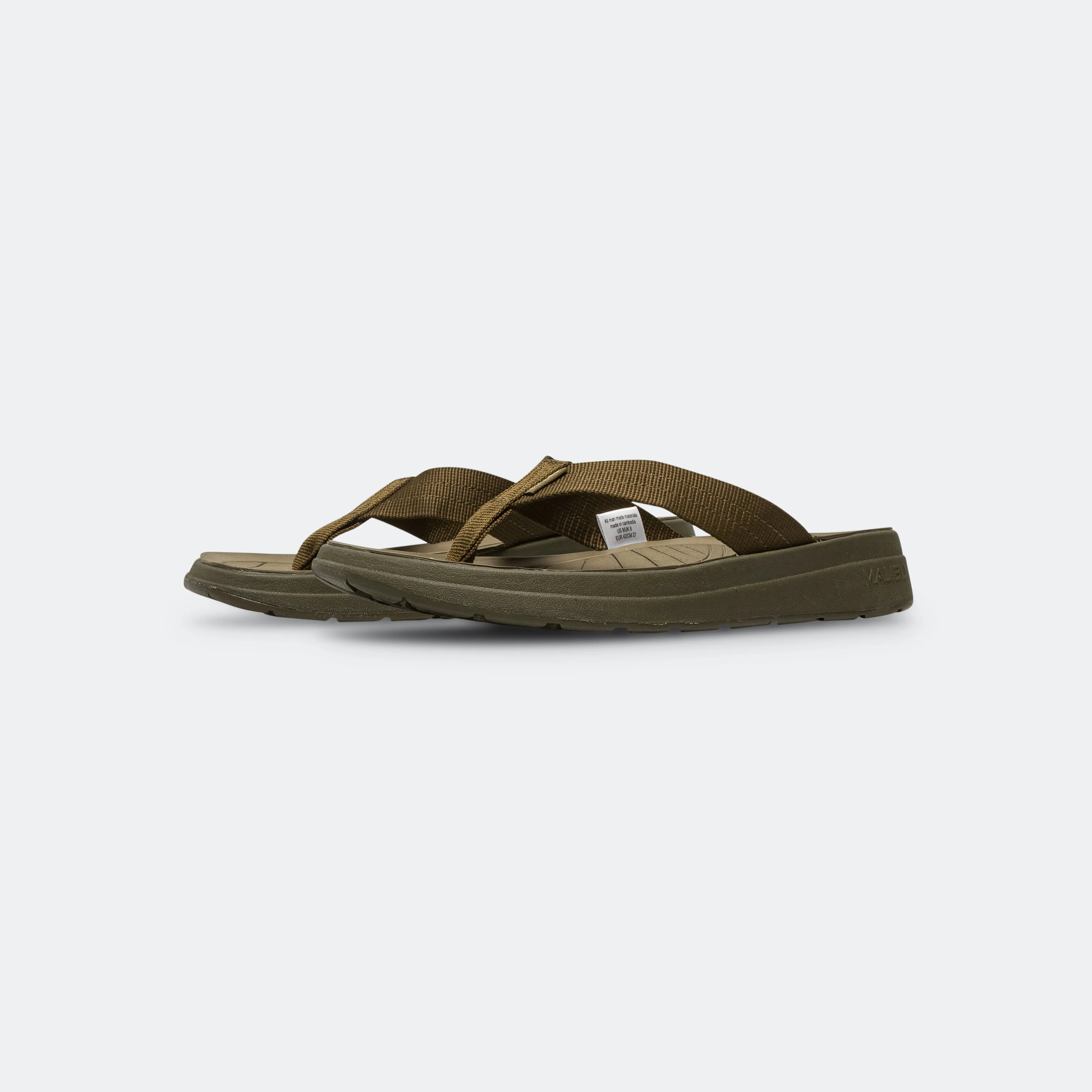 Soft Footbed Trendy Summer Shoes Surfrider - Olive