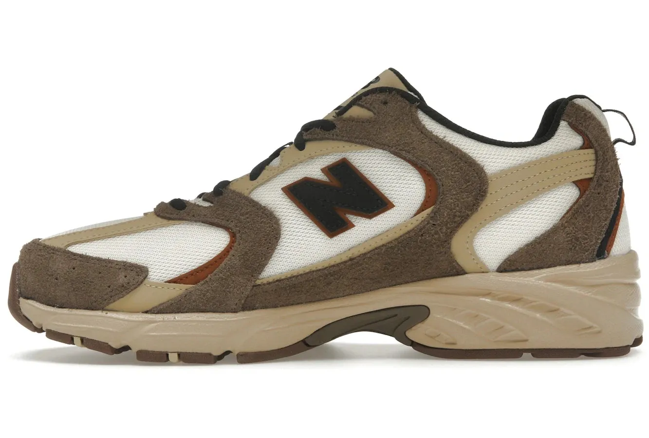 New Balance 530 Brown Tan Universal Look Seamless interior