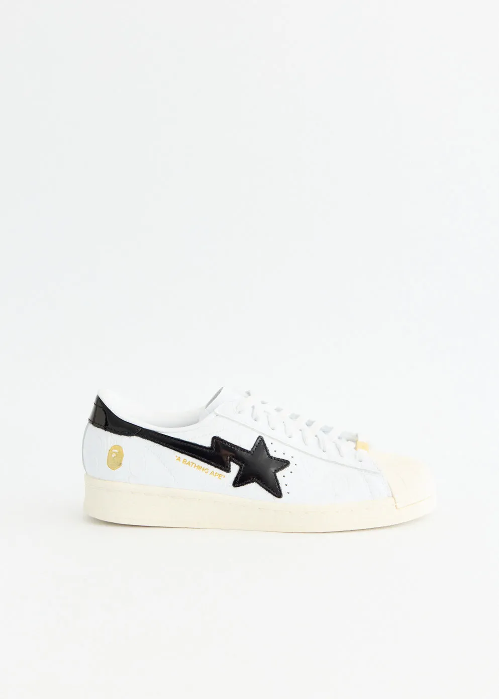 x BAPE Superstar Sneakers Wrinkle-Resistant