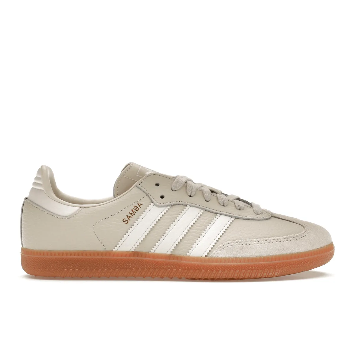 Adidas Samba OG Aluminum Gum Grip Fit Ride Quick Fasten