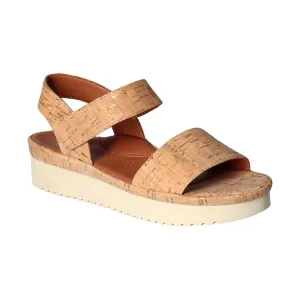 Sports Wear football players Abrilla Sandal - Natural Gold Cork