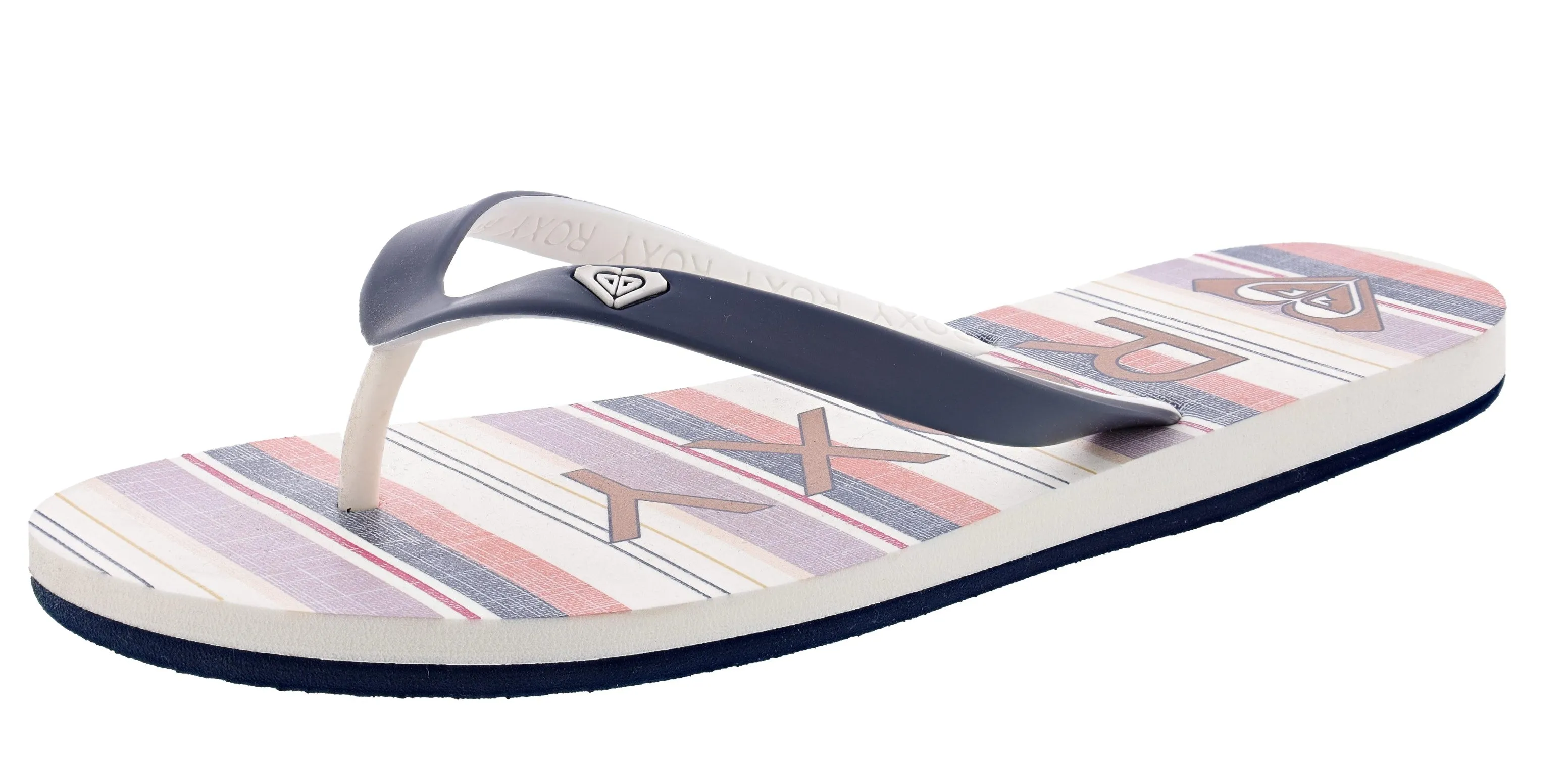 Roxy Women's Tahiti VII Lightweight Summer Sandals White Clean