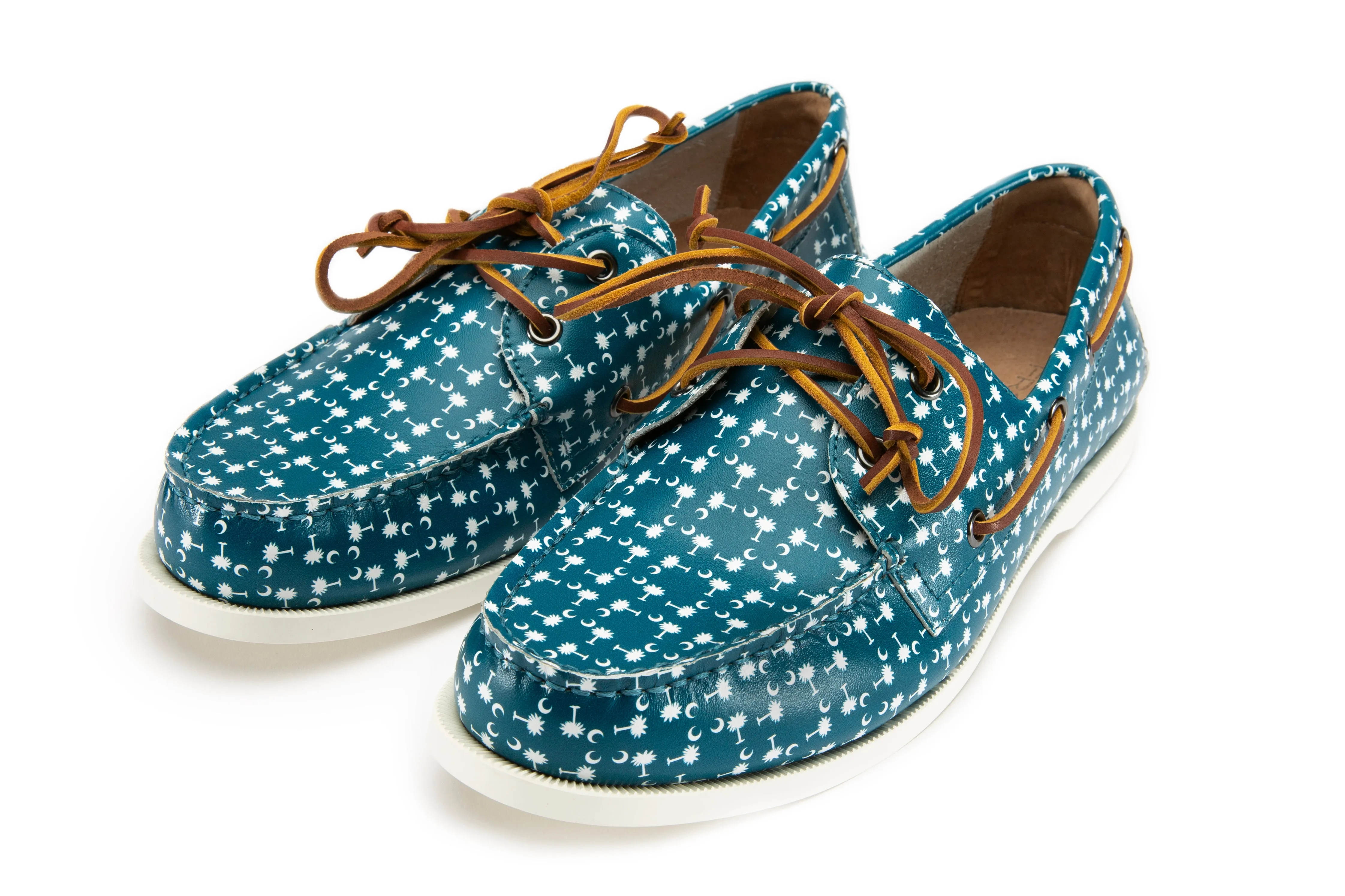 Sturdy Build The Charleston Blues Boat Shoe
