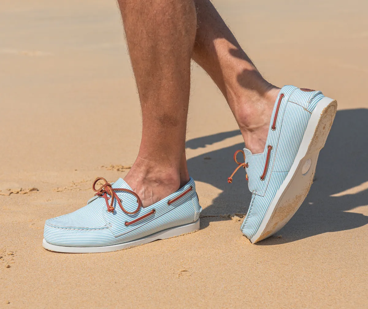 The Classic Hinder Seersuckers Boat Shoe Easy Fit art show
