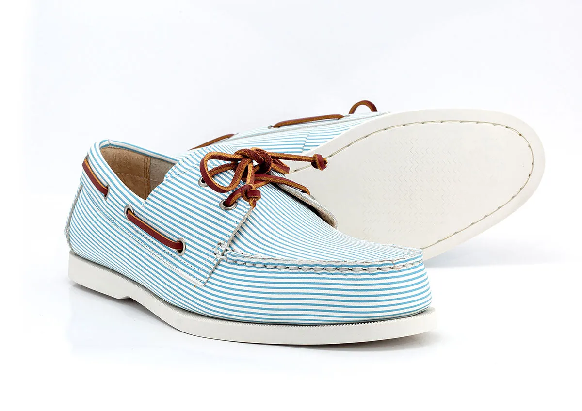 The Classic Hinder Seersuckers Boat Shoe All-day Comfort Shoes Flexible Design