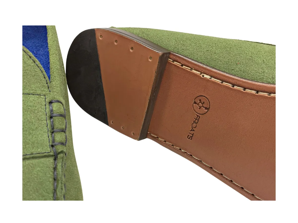 Sunset Stroll Stylish Design The Crocodile Suedes Penny Loafer Shoe