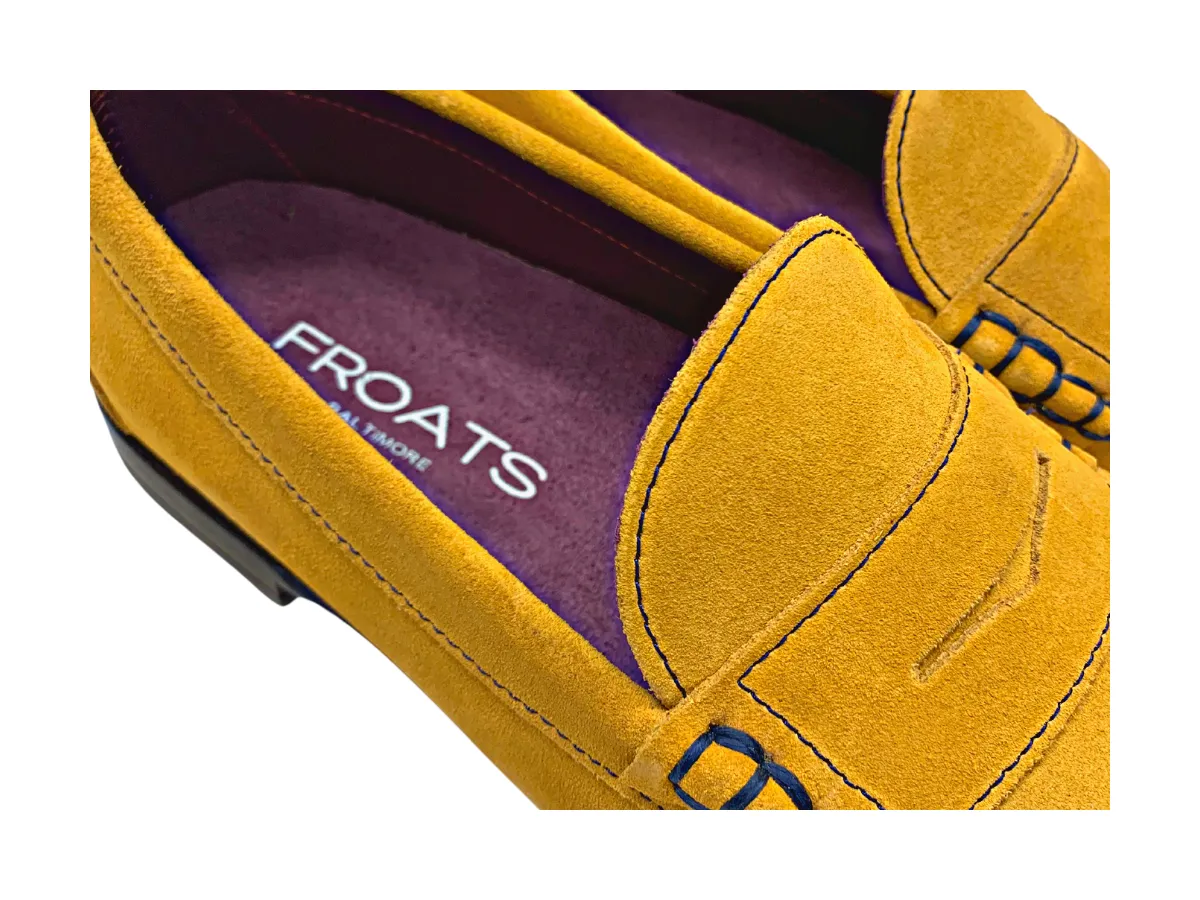 The Marigold Suedes Penny Loafer Shoe Anti-microbial Trend Sprint