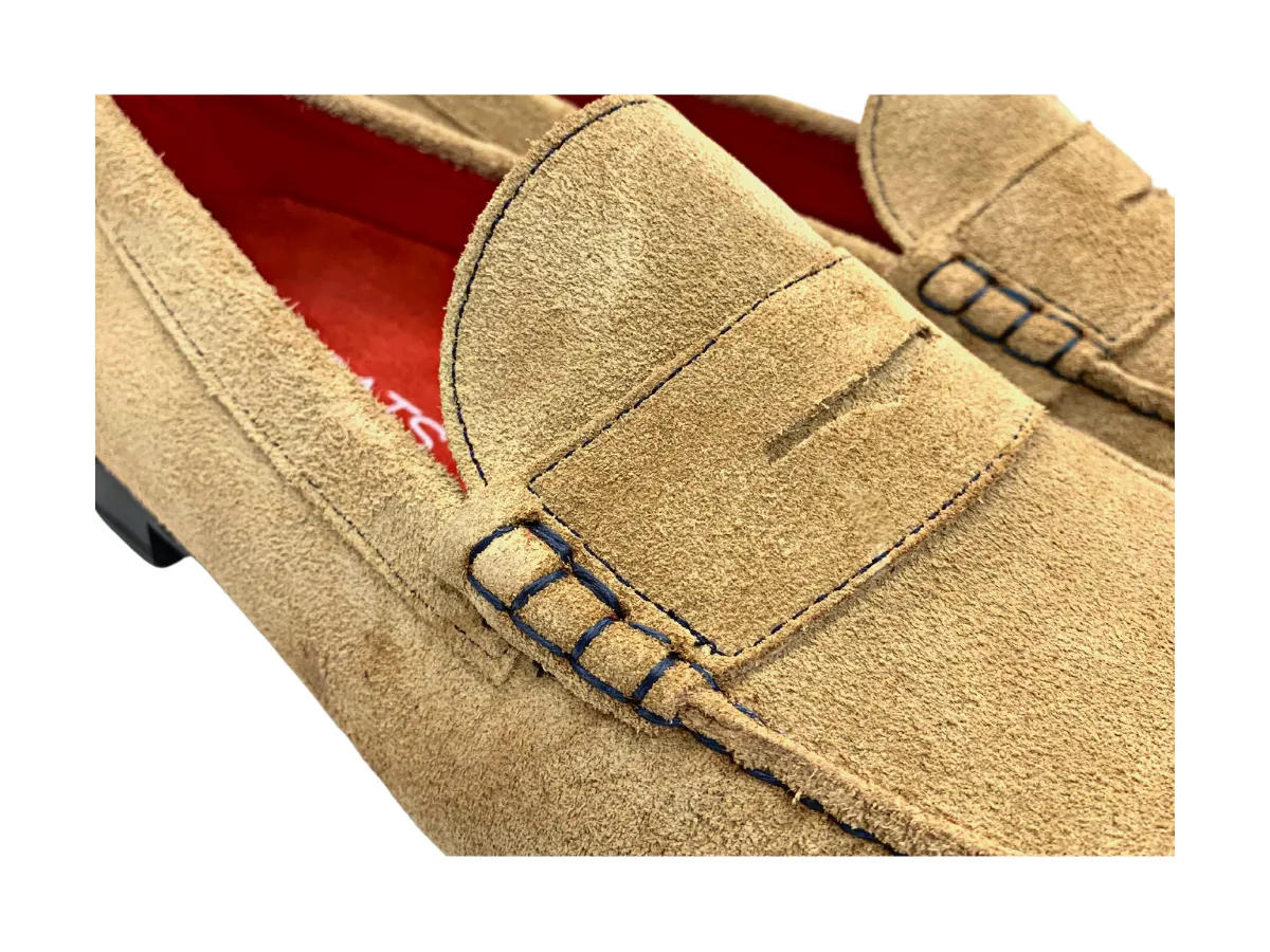 The Sandstorm Suedes Penny Loafer Shoe Art Tour City Street