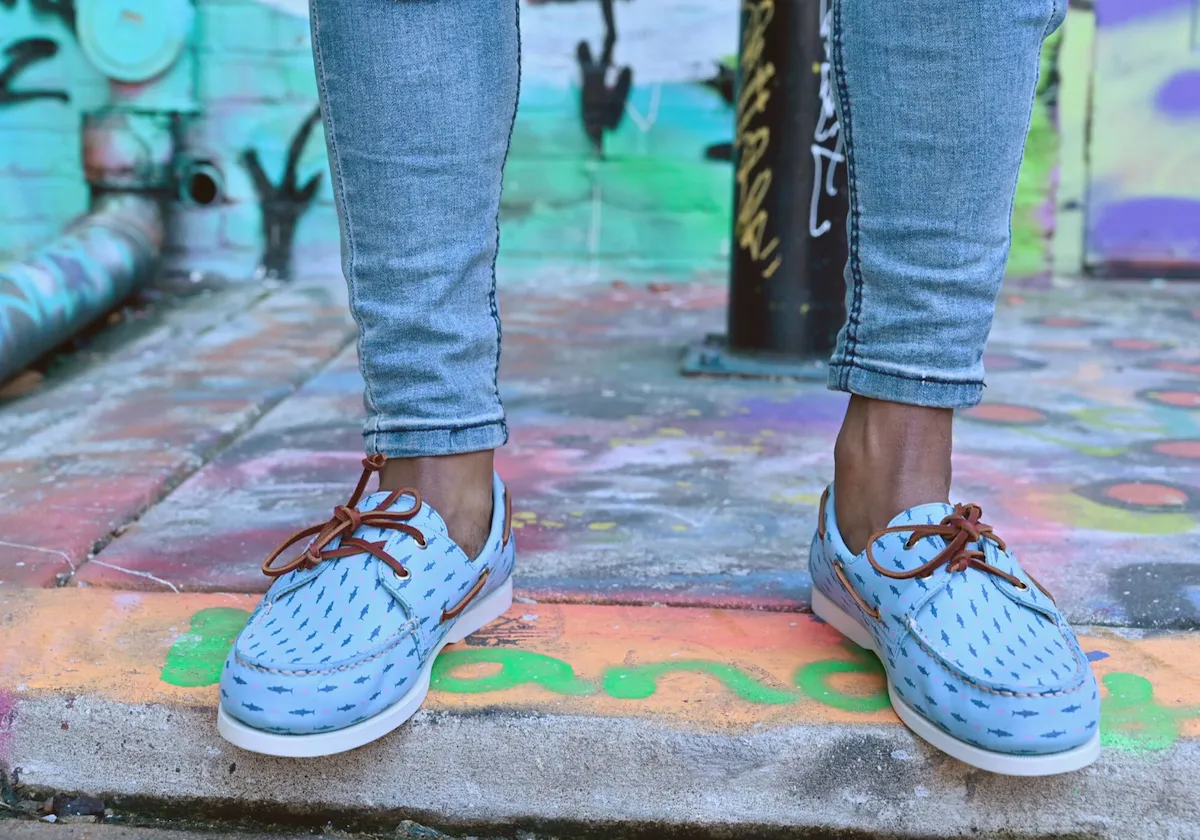 The Sharks and Minnows Boat Shoe Cozy Sole