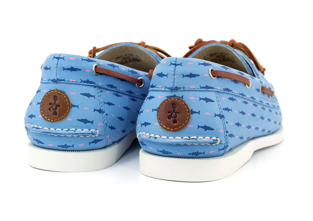 The Sharks and Minnows Boat Shoe Holiday Ready Comfort arch