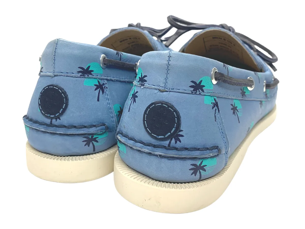 Elegant Walk Relaxed Comfort The Vice City Blues Boat Shoe