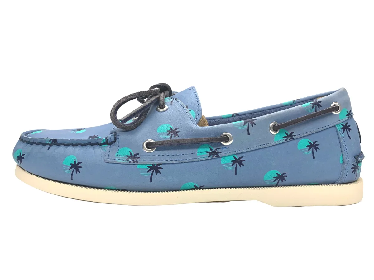 The Vice City Blues Boat Shoe Versatile Avenue Mood
