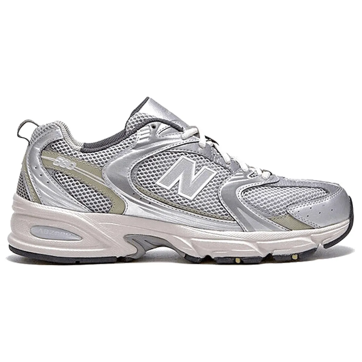 New Balance 530 Silver Khaki ModernDesign Trend-setting arch
