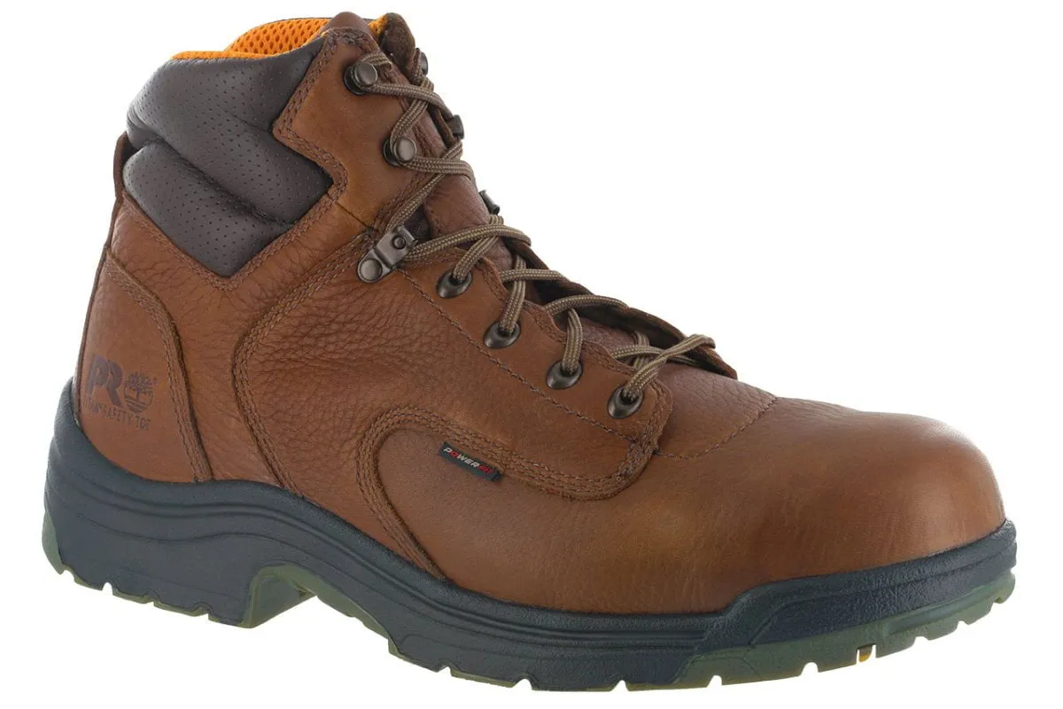Timberland PRO Titan 6 Inch Alloy Toe Boot Brown Warehouse Work
