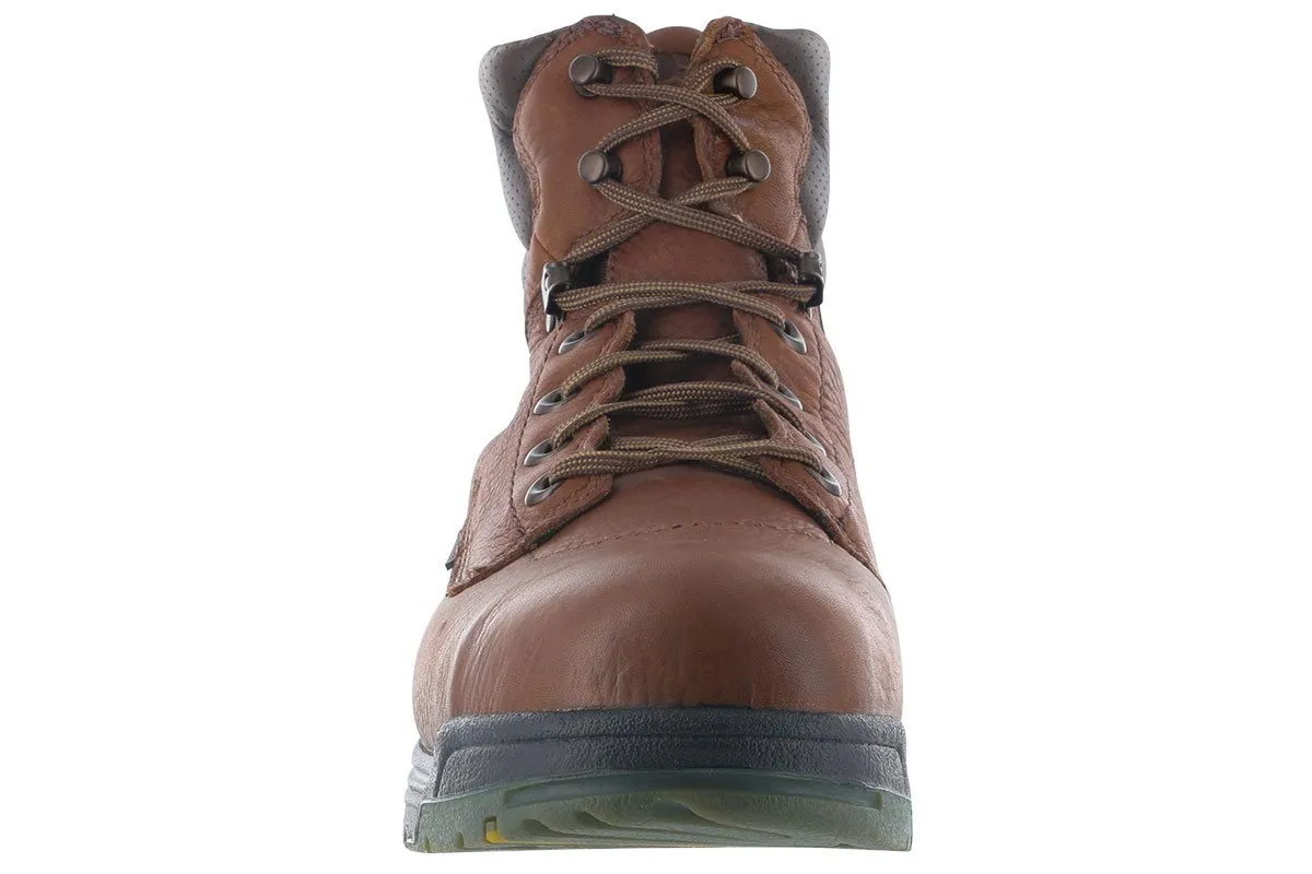 Timberland PRO Titan 6 Inch Alloy Toe Boot Brown Quilt Soft