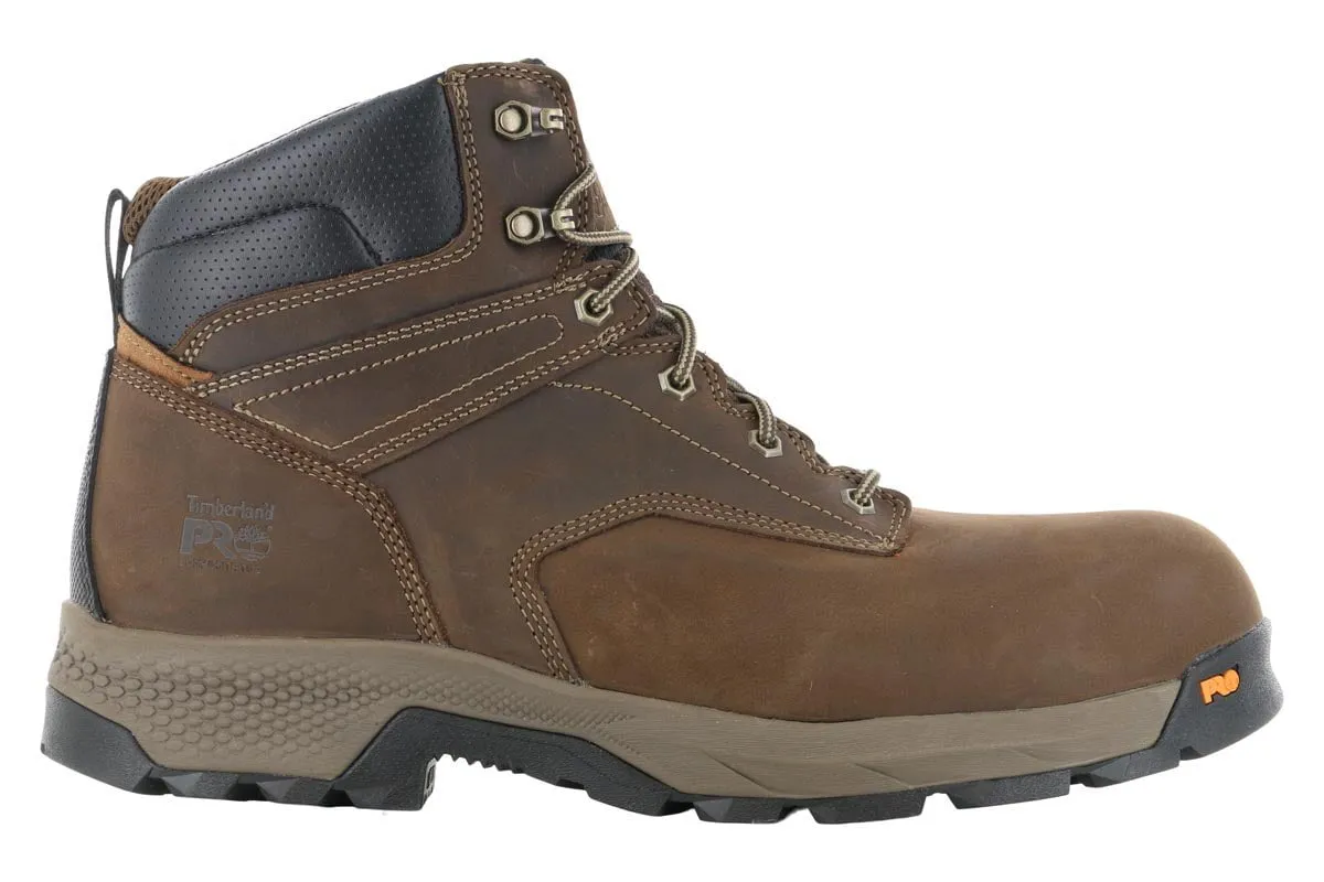 Timberland PRO Titan EV 6" Composite Toe Boot Brown Bootie Cut