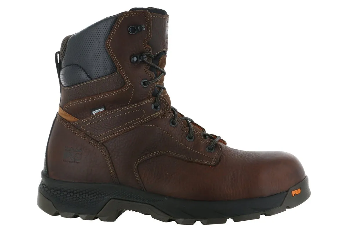 Timberland PRO Titan EV 8" Composite Toe Waterproof Boot Brown Anti-static orthopedic