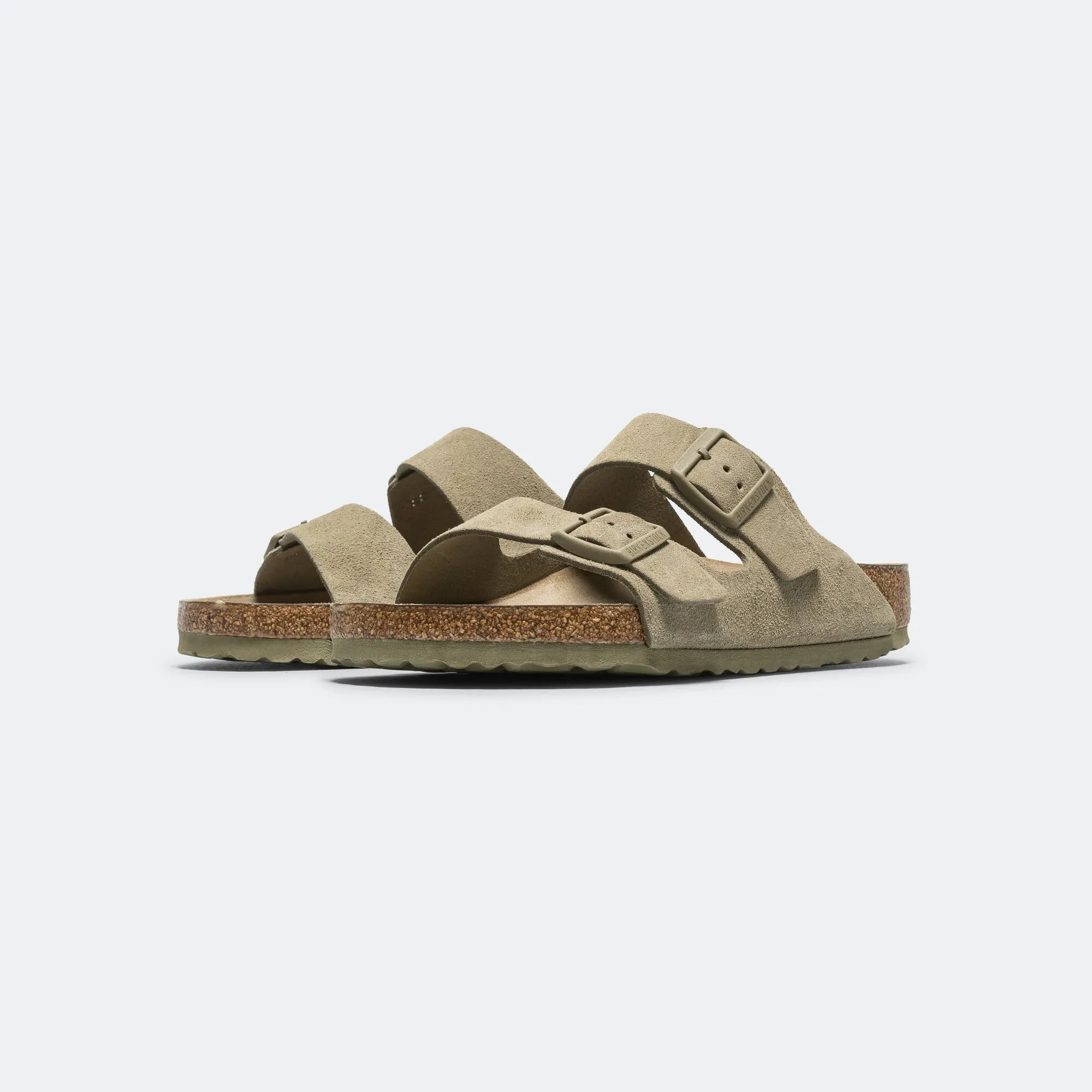 Sandal Accessories Lounge Mood Arizona SFB - Faded Khaki Suede Leather