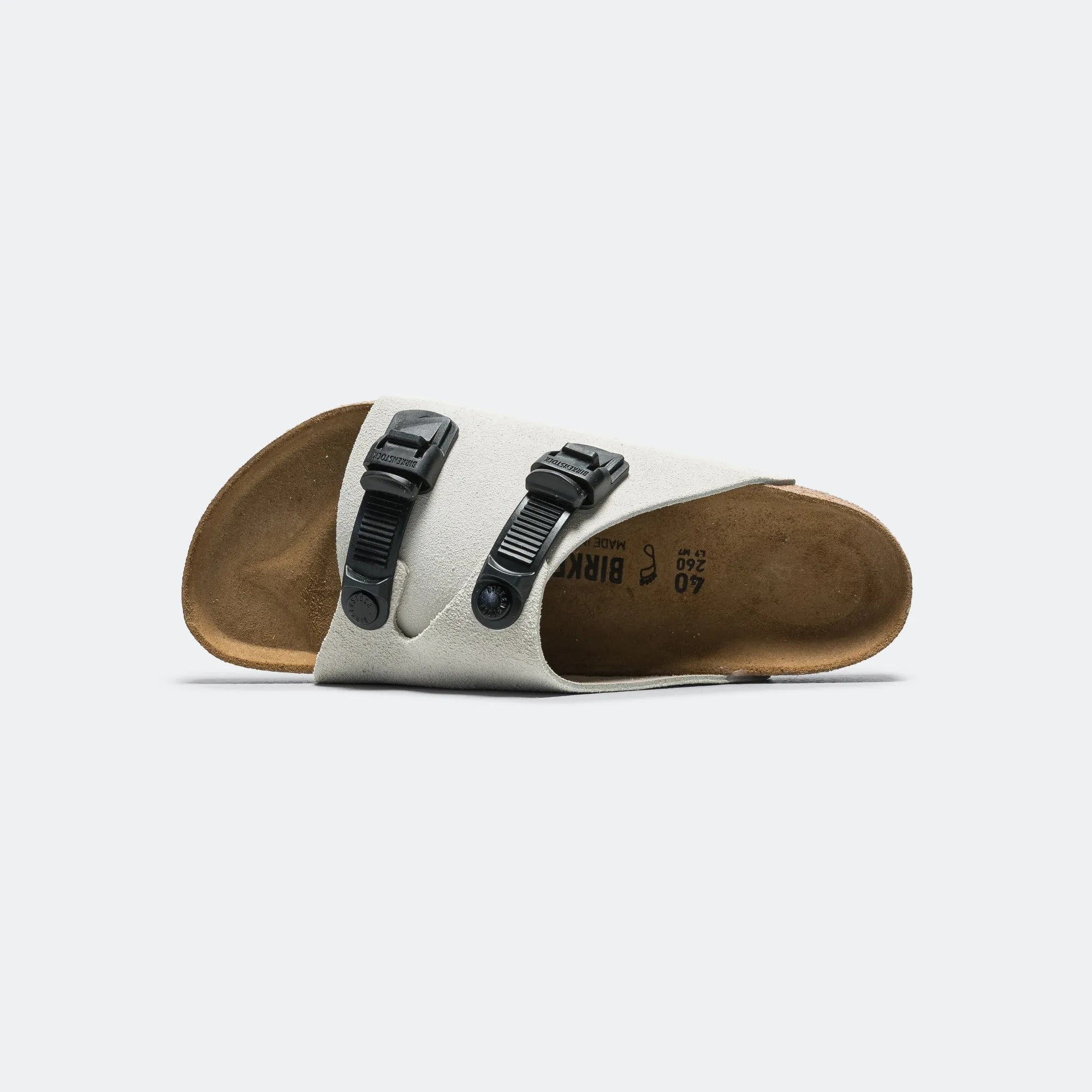 Zurich Tech - Antique White Suede Leather Comfortable Yet Stylish Heel Freedom