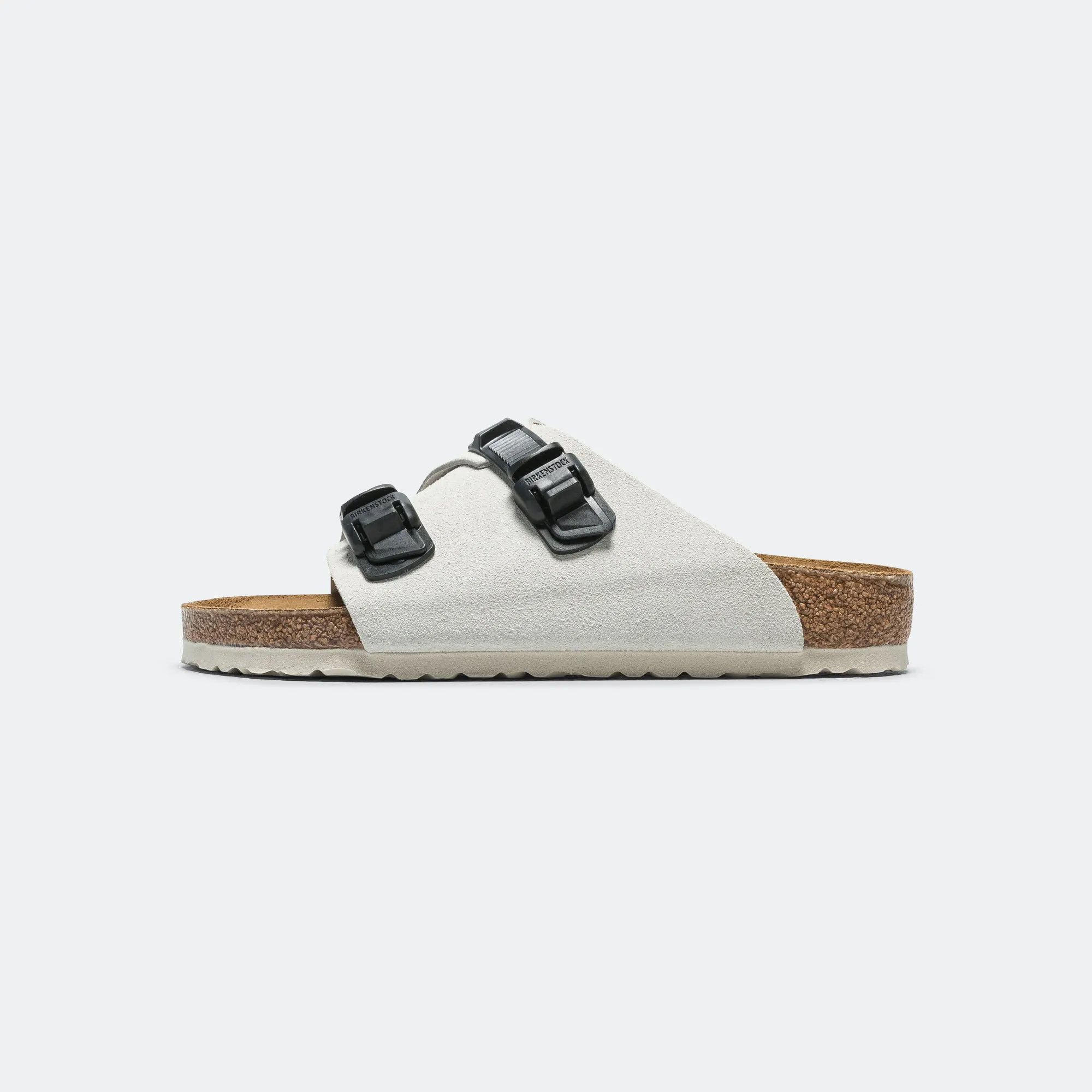 Sporty Casual Footwear Functional Walking Shoes Zurich Tech - Antique White Suede Leather