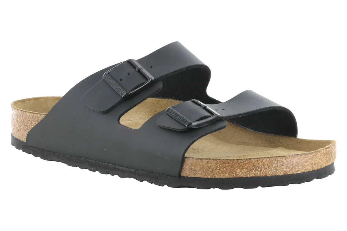 Birkenstock Arizona Soft Footbed Birko-Flor Black Adjustable Comfort Classic