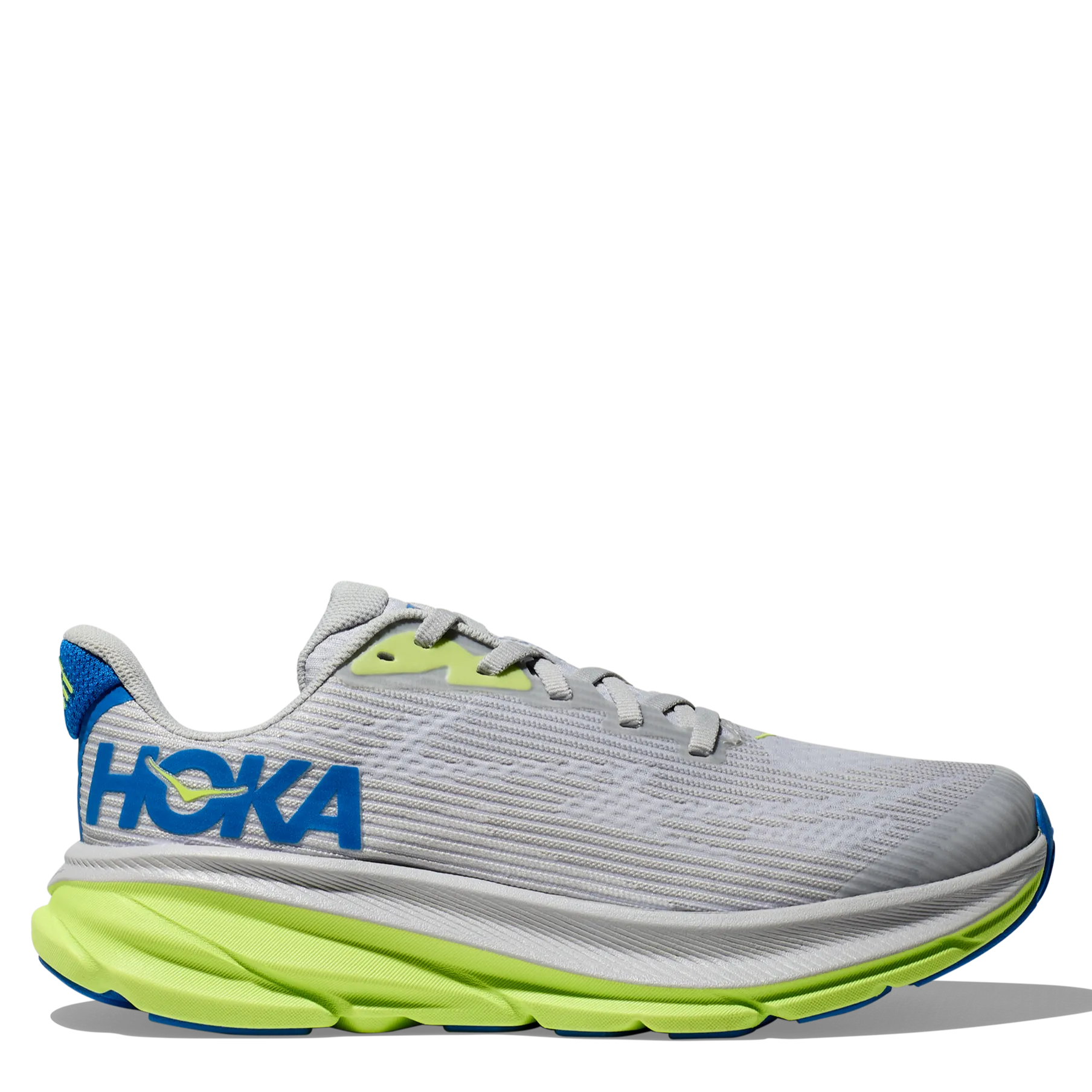 Kids' Clifton 9 Shock Resistance Reinforced Stitch Detail