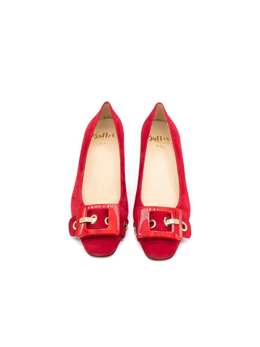 Nuri Block Heeled Pump Iconic silhouette Durable piece