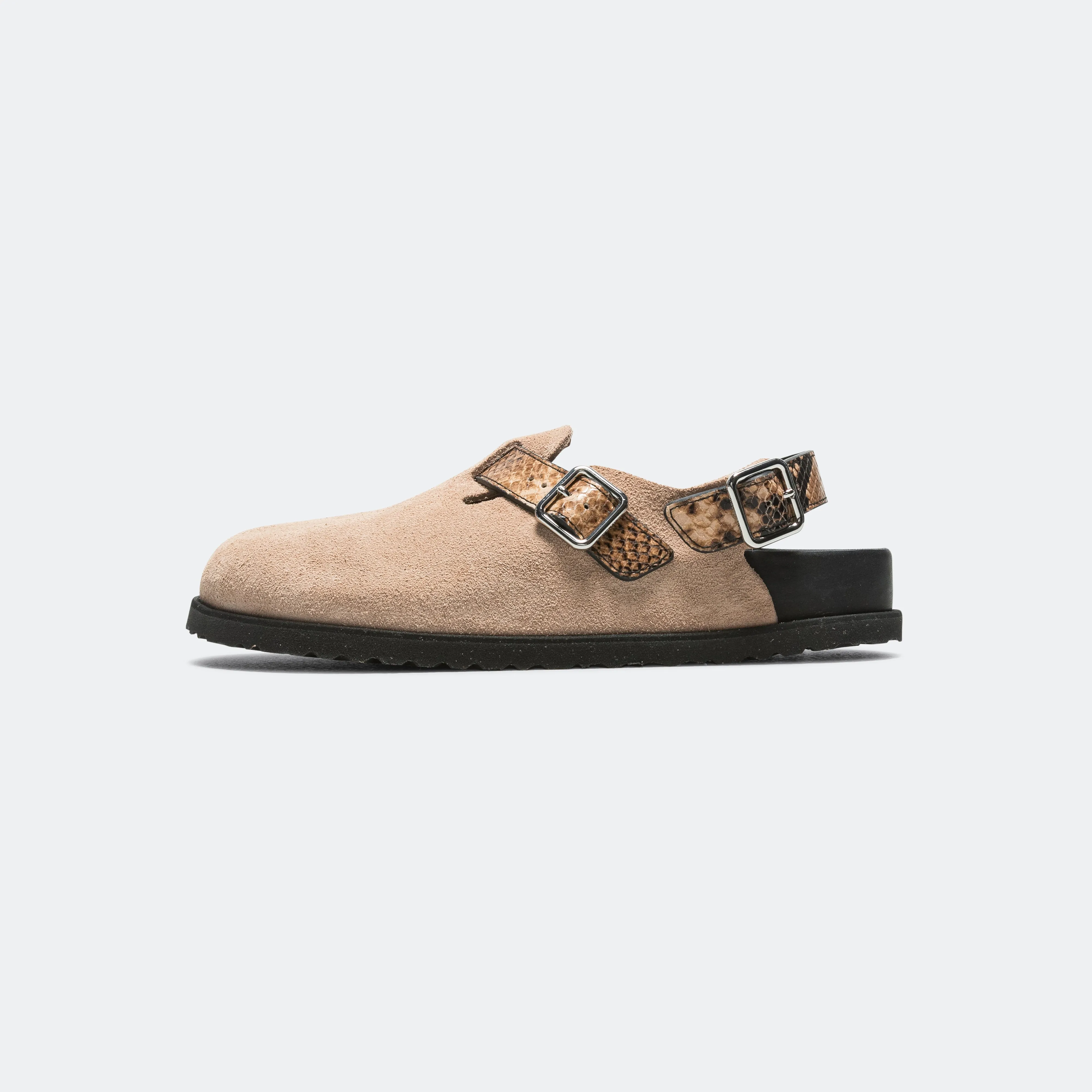 Tokio Cazador Narrow - Brown Snake Leather Sporty Beach Shoes Street Essentials