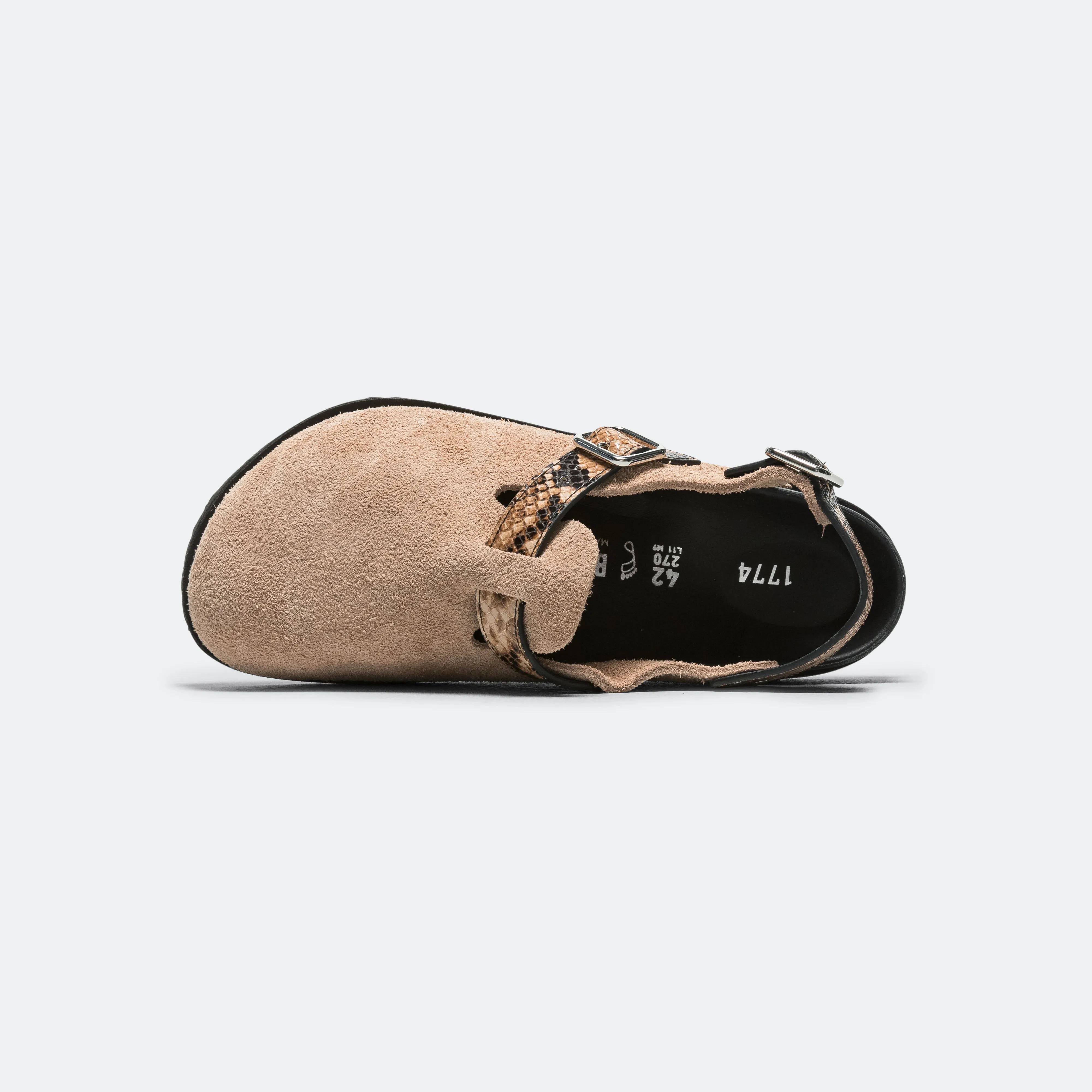Gladiator Style Tokio Cazador Narrow - Brown Snake Leather