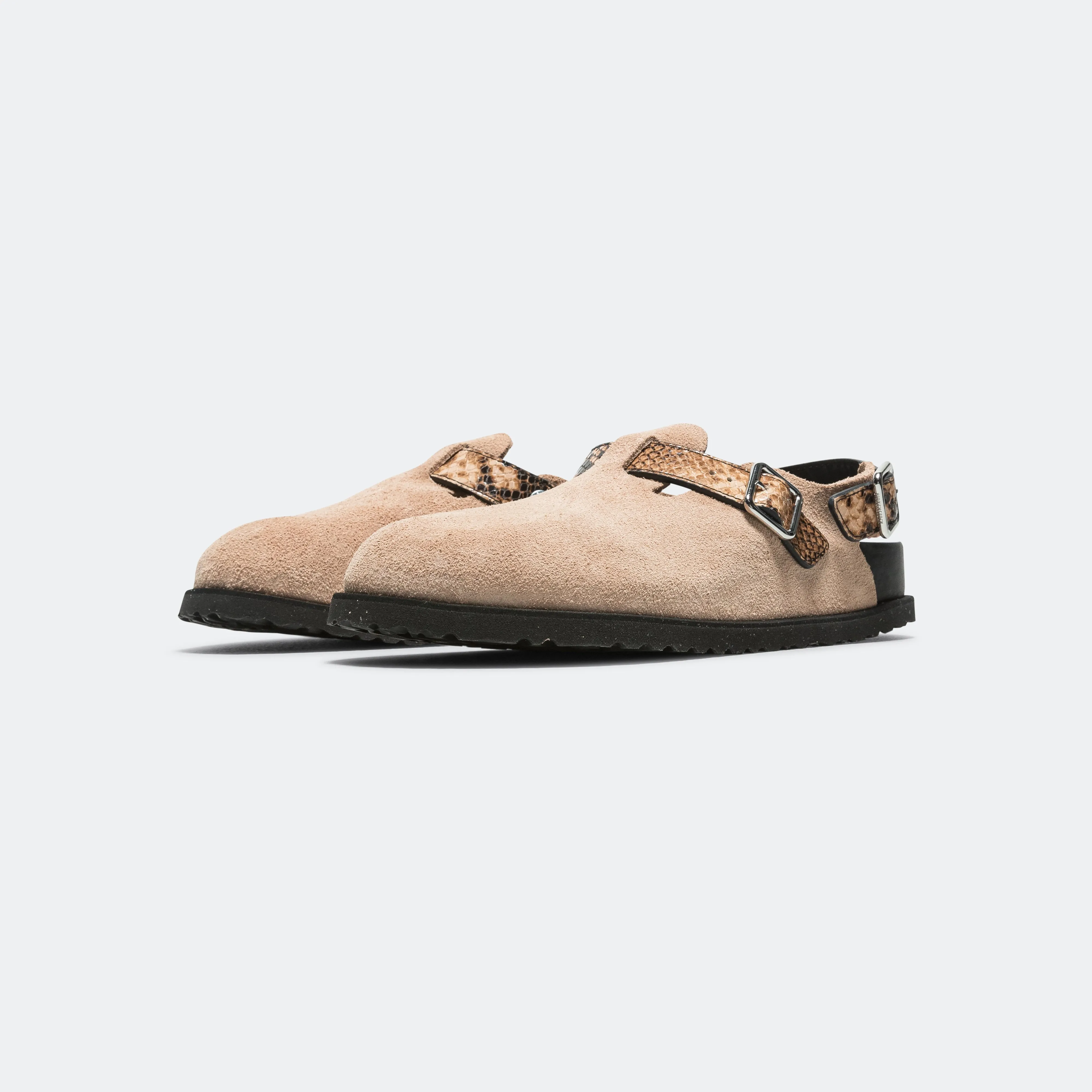 Tokio Cazador Narrow - Brown Snake Leather Arch Relief