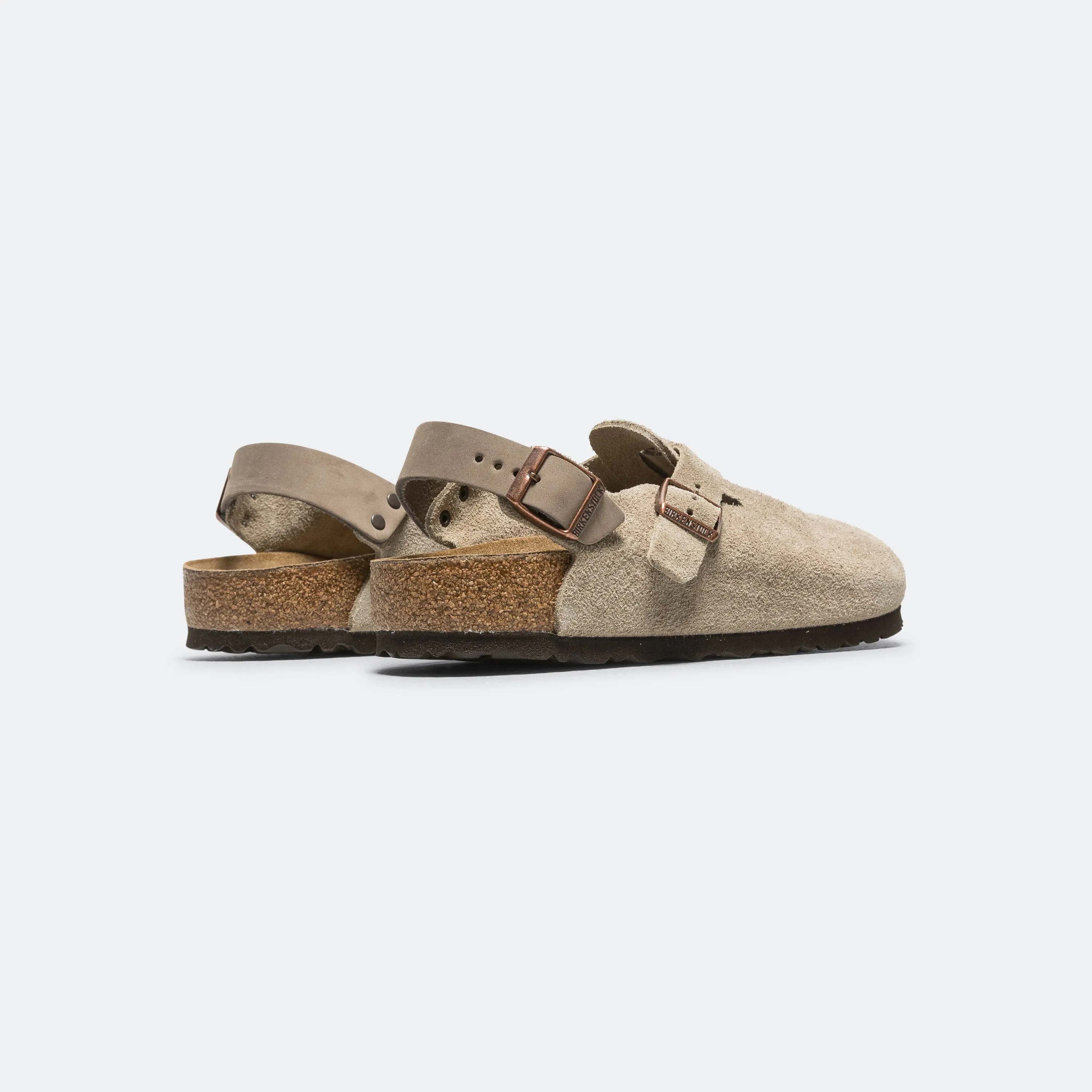 Tokio - Taupe Suede Leather Functional