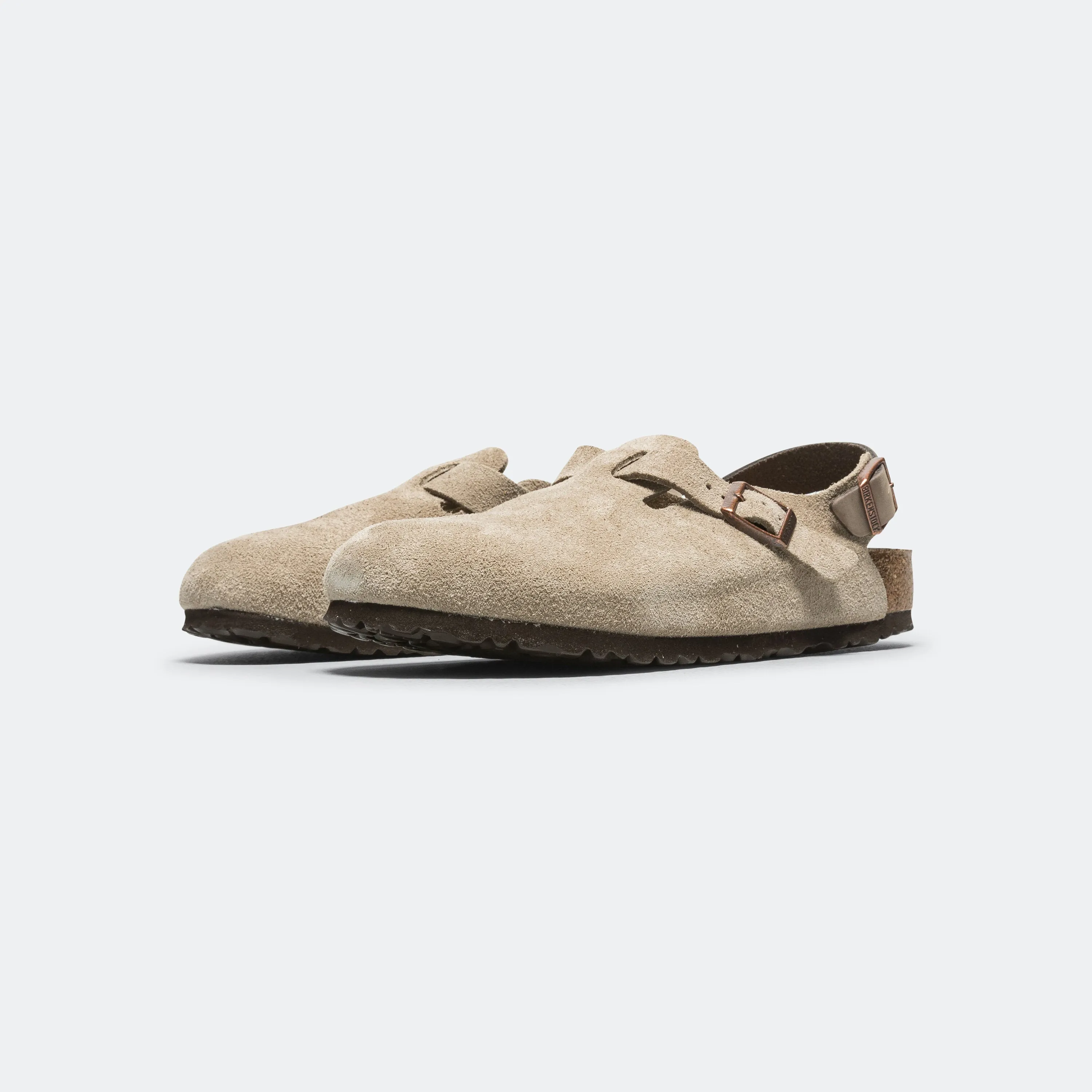 Slip Ease Tokio - Taupe Suede Leather