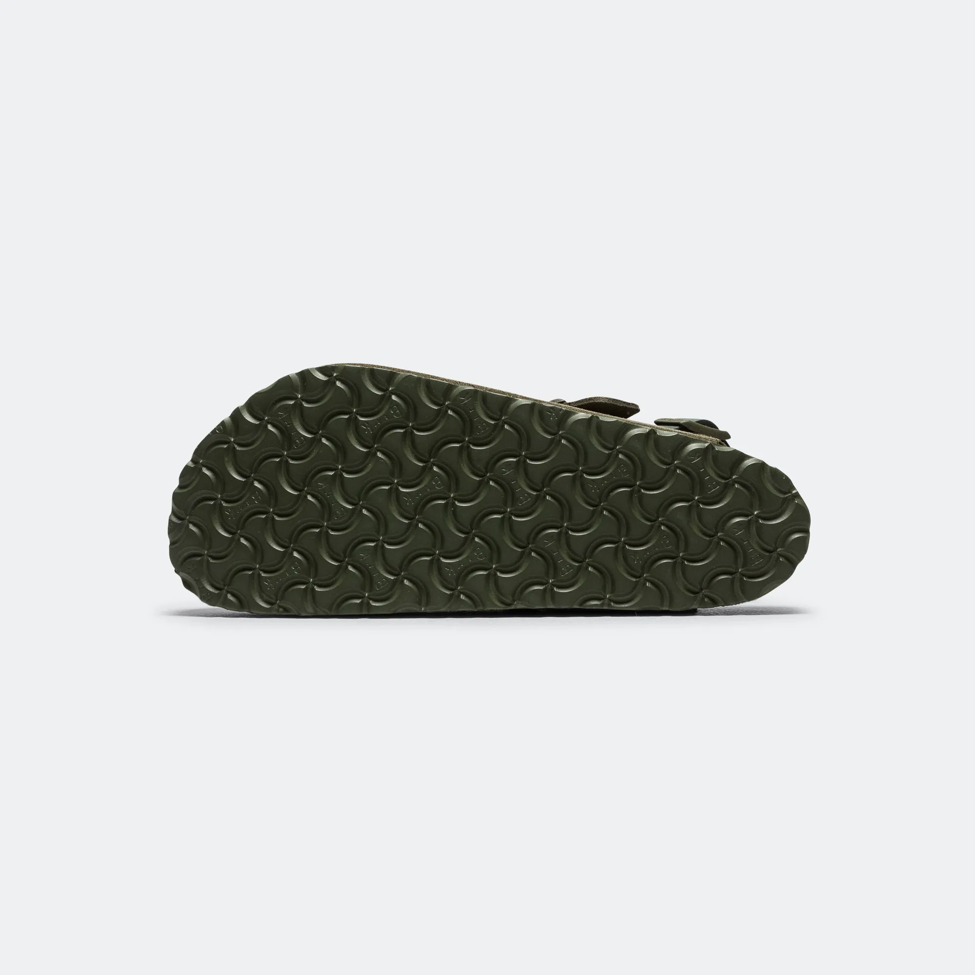 Step Fresh Comfy Open-toe Shoes Tokio - Thyme Suede Leather