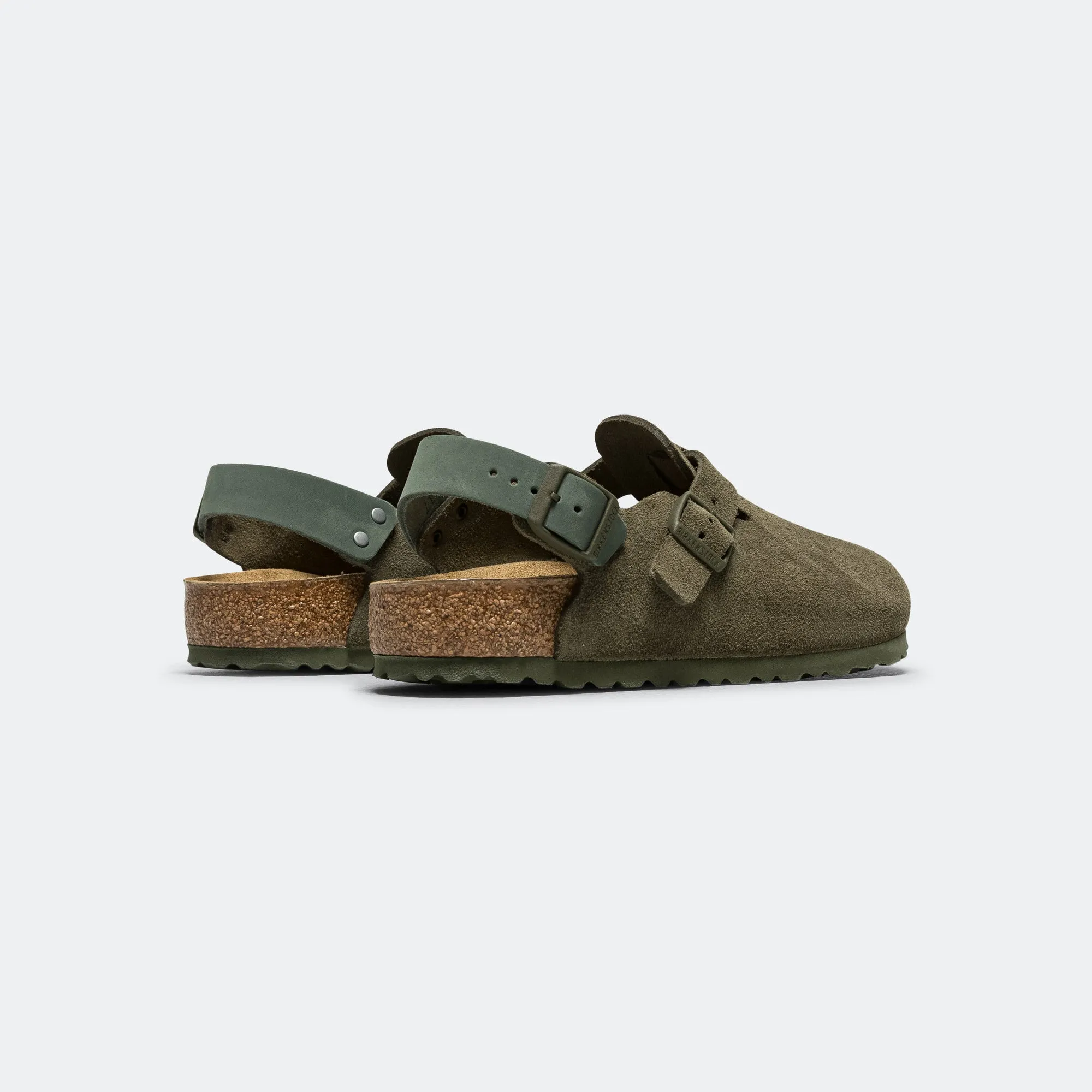 Tokio - Thyme Suede Leather Grip Safe Nude Calm