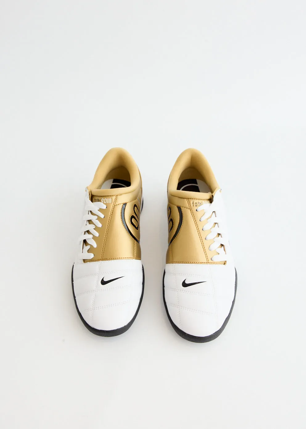 Smooth Total 90 'White Metallic Gold' Sneakers