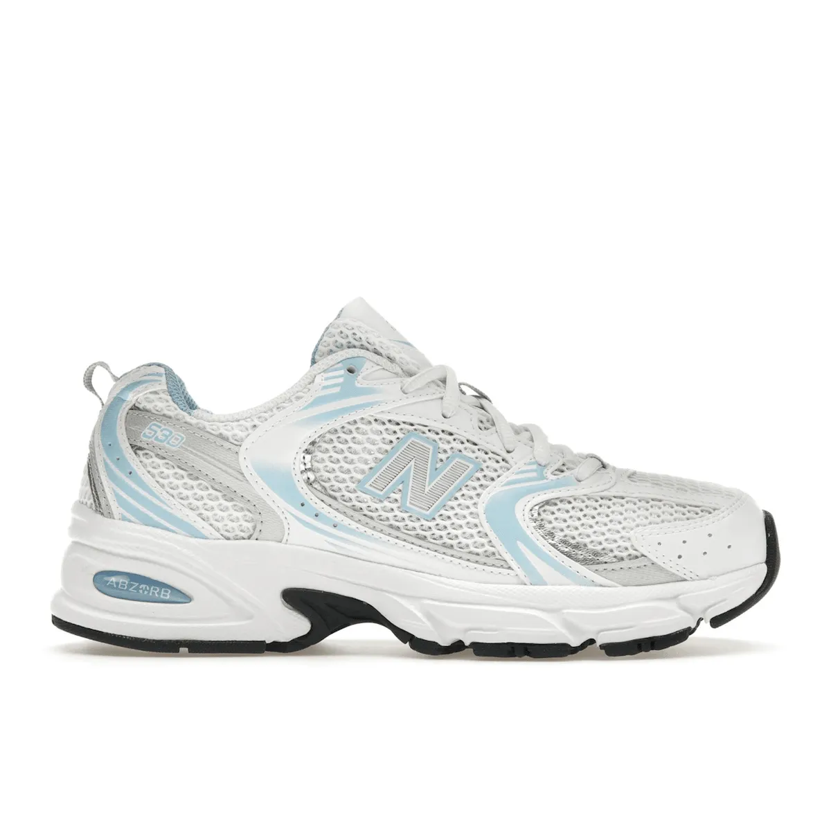 High Abrasion Zones New Balance 530 White Blue Haze