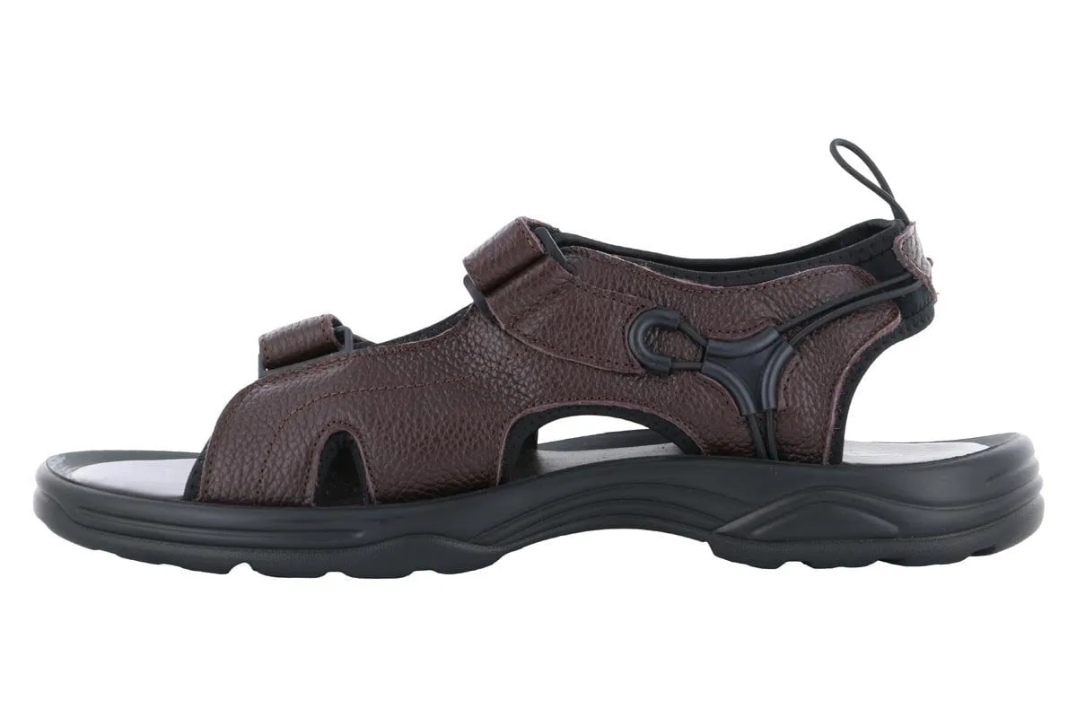 Propet Surfwalker II Sandal Brown Soft Padding