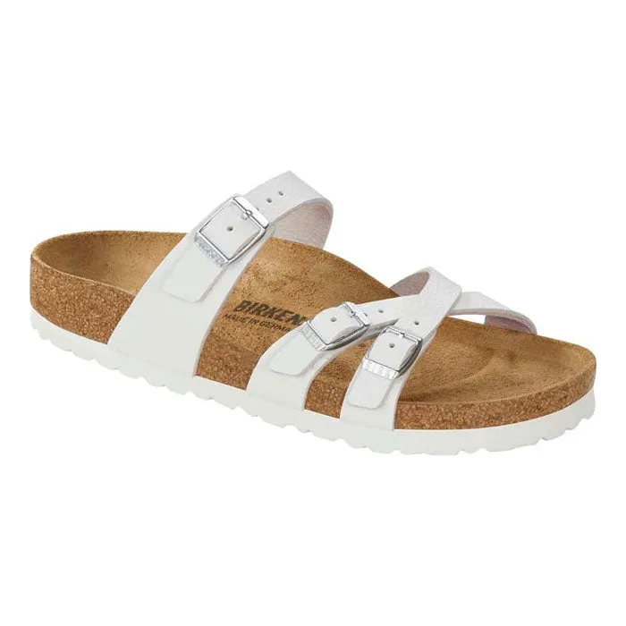 Bare Foot Womens Birkenstock Franca Narrow in White