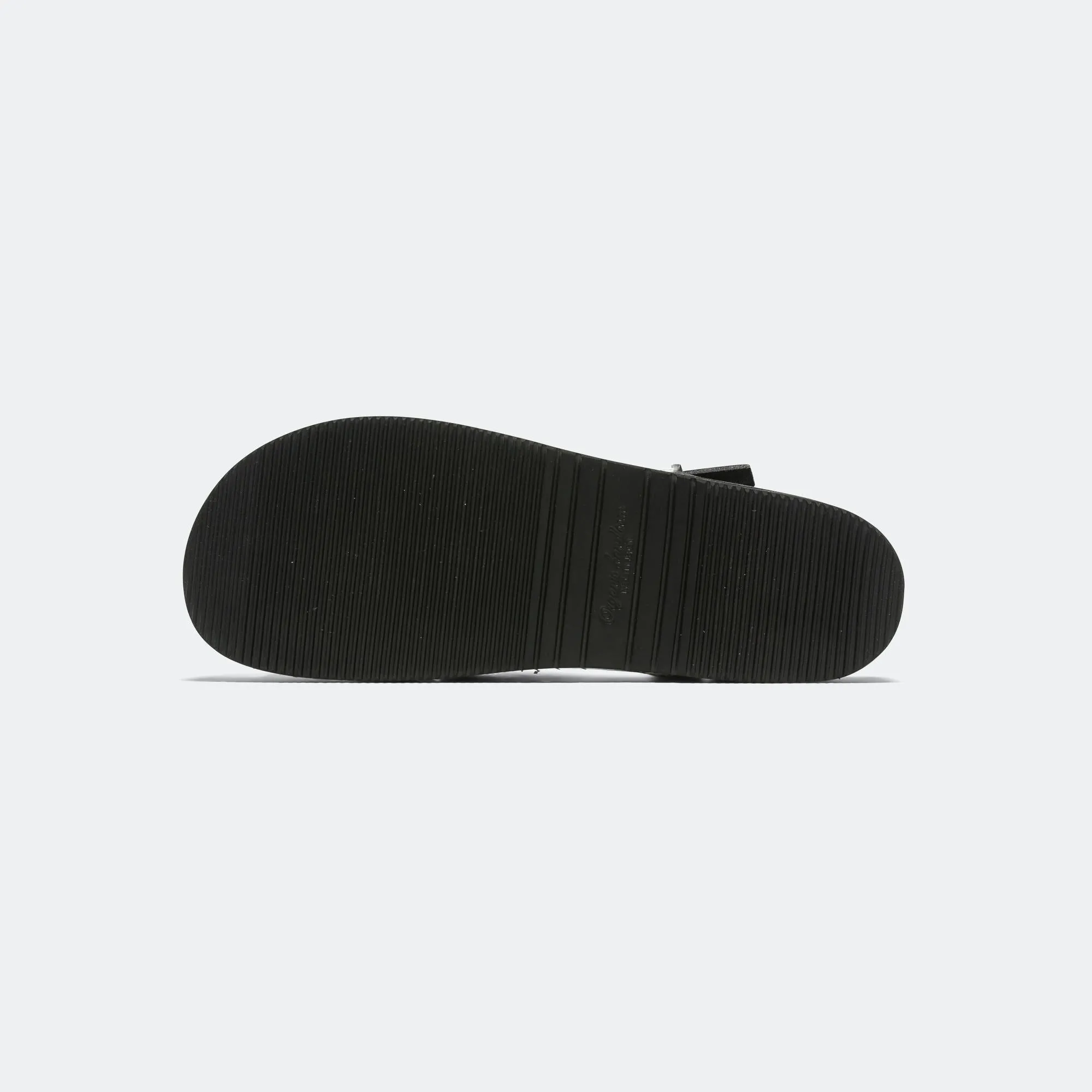 Gurkha Sandal - Black Stretchable Straps