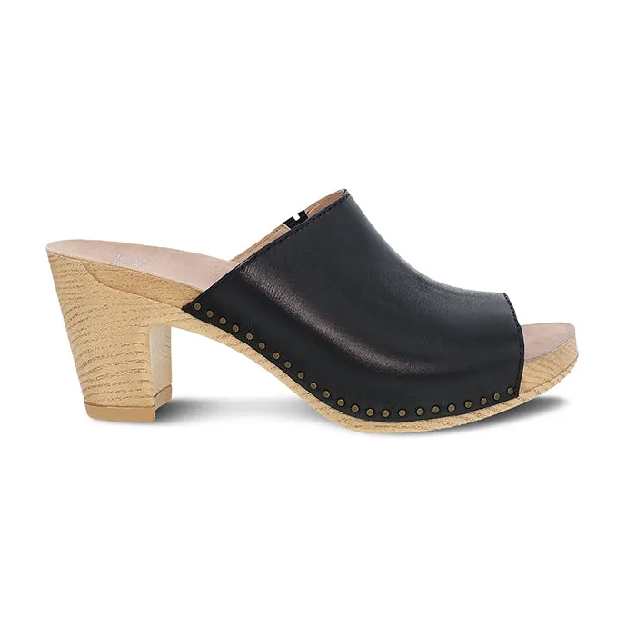 Womens Dansko Tandi in Black Wraparound Design