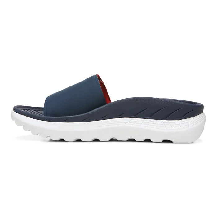 Womens Vionic Rejuvenate Navy Open Toe Casual Shoes