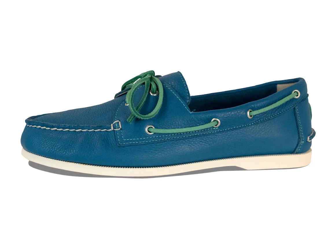 The Pebble Blues Boat Shoe Classic