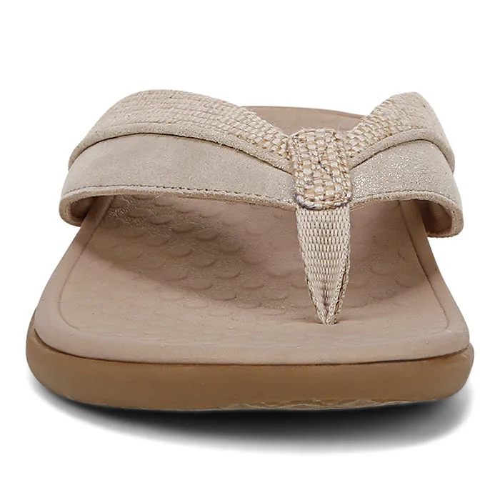 Womens Vionic Shore in Natural/Gold Shock absorption