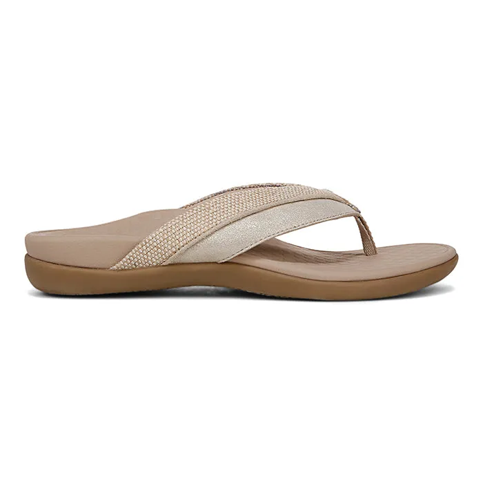 Womens Vionic Shore in Natural/Gold Comfortable Sole Breezy Comfort